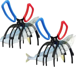 2Pcs Fishing Pliers Fish Grabber Tool Claw Fish Gripper Metal Fish Hook Remover Tool Fish Grippers for Fishing