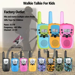 2Pcs Mimi Pc Walkie Talkie For Kids Boys Girls Tablet Funny Toys UHF Two Way Radio Talki Walki Children Interphone Free Talk