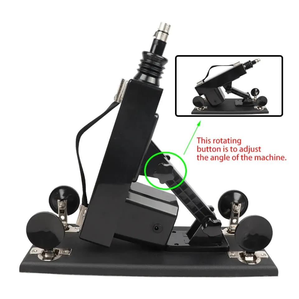 3XLR Sex Machines WIth Dildo, Extension rod, Anal toy
