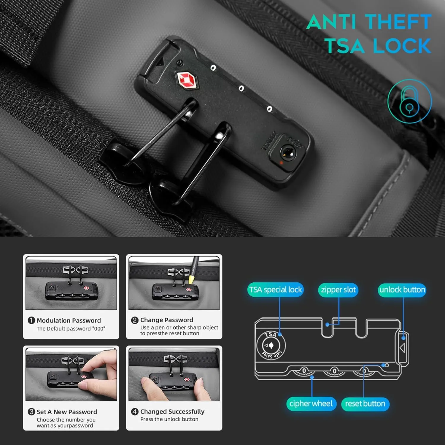 BANGE Airback Backpack with Anti-Theft Vacuum Compression Travel Backpack,Expandable Backpacks with Pump for Airplanes