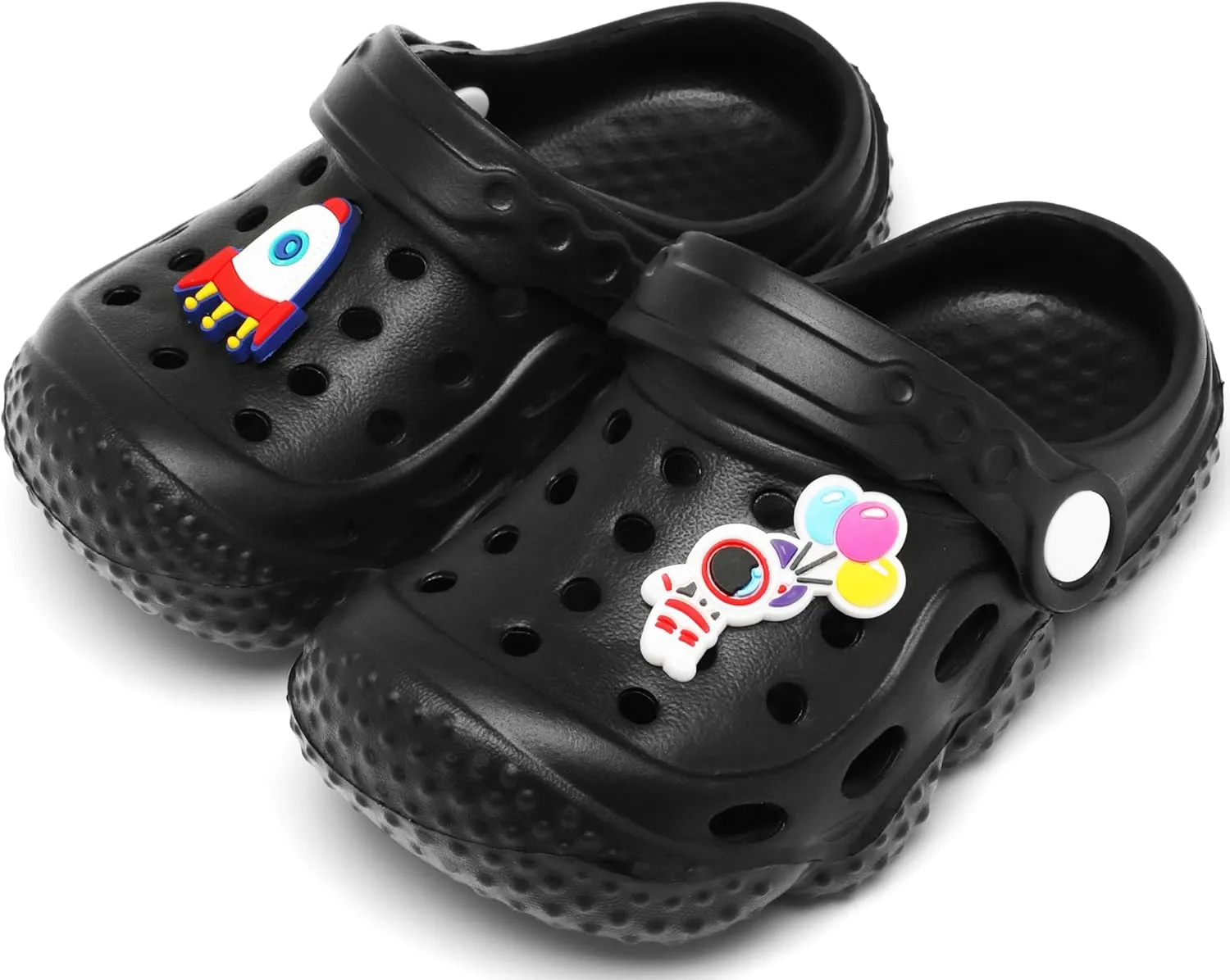 ChayChax Kid's Garden Clogs Cute Slides Sandals Toddlers Beach Pool Shower Shoes with Non-Slip Sole