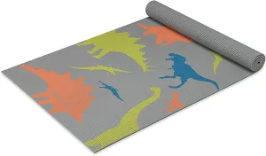 Gaiam Kids Yoga Mat Exercise Mat, Yoga for Kids with Fun Prints - Playtime for Babies, Active & Calm Toddlers and Young Children (60" L x 24" W x 3mm Thick)