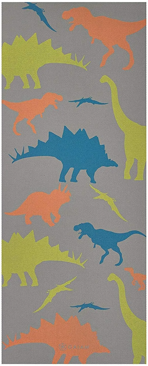 Gaiam Kids Yoga Mat Exercise Mat, Yoga for Kids with Fun Prints - Playtime for Babies, Active & Calm Toddlers and Young Children (60" L x 24" W x 3mm Thick)
