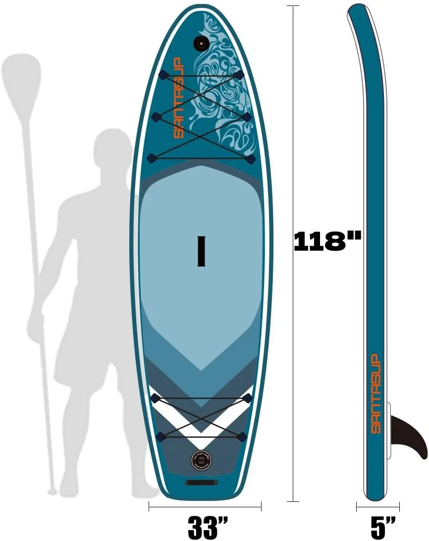 Inflatable Paddle Board for Adults Stand Up Tabla De Paddle Surf Prancha De Paddle for Surfing Rafting,with Premium Sup Accessories & Backpack, Leash, Paddle, Hand Pump