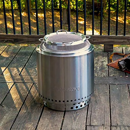 Solo Stove Ranger Shield Stainless Steel Fire Pit Spark Protector Screen Mesh Protective Spark Screen for Backyard and Outdoor Fire Pits Stops Hot Embers