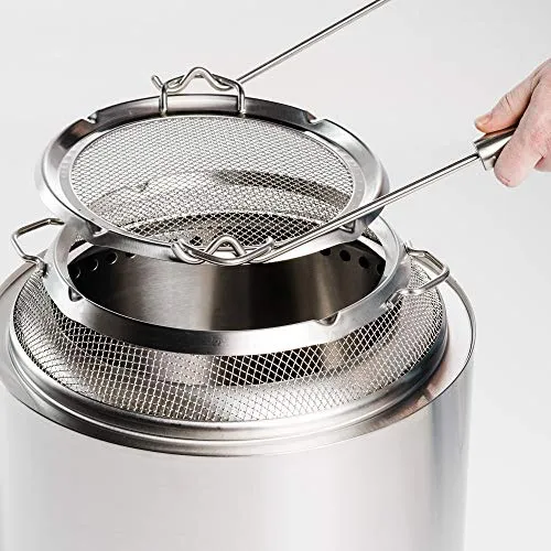 Solo Stove Ranger Shield Stainless Steel Fire Pit Spark Protector Screen Mesh Protective Spark Screen for Backyard and Outdoor Fire Pits Stops Hot Embers