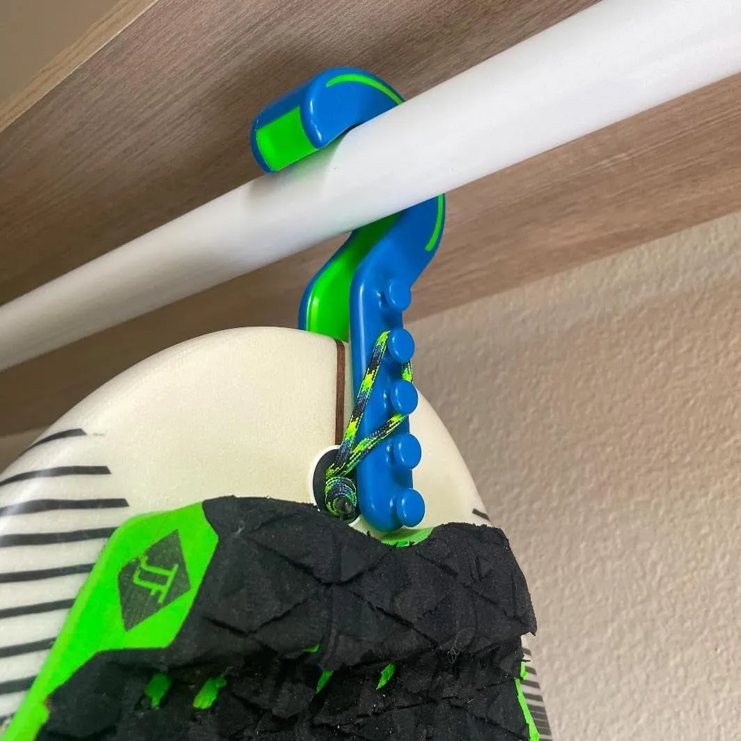Surfboard Hanger | Surfboard Rack Alternative | Surfclips for Fin Hanger | Vertical Mount | 5-Pack