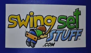 Swing Set Stuff Periscope Telescope and Steering Wheel Kit SSS Logo Sticker Swing Set Attachment, Green