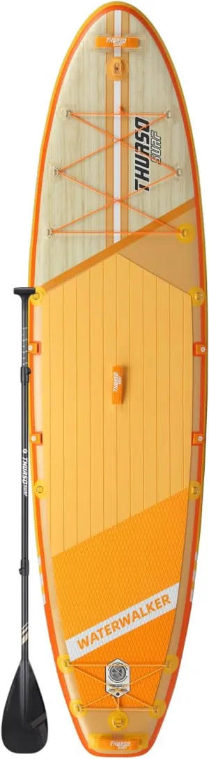 THURSO SURF Inflatable Stand Up Paddle Board All-Around SUP Waterwalker 126 10'6 Stable and Lightweight, Non-Slip Deck with SUP Accessories for All Skill Levels for Surfing, Traveling, Yoga