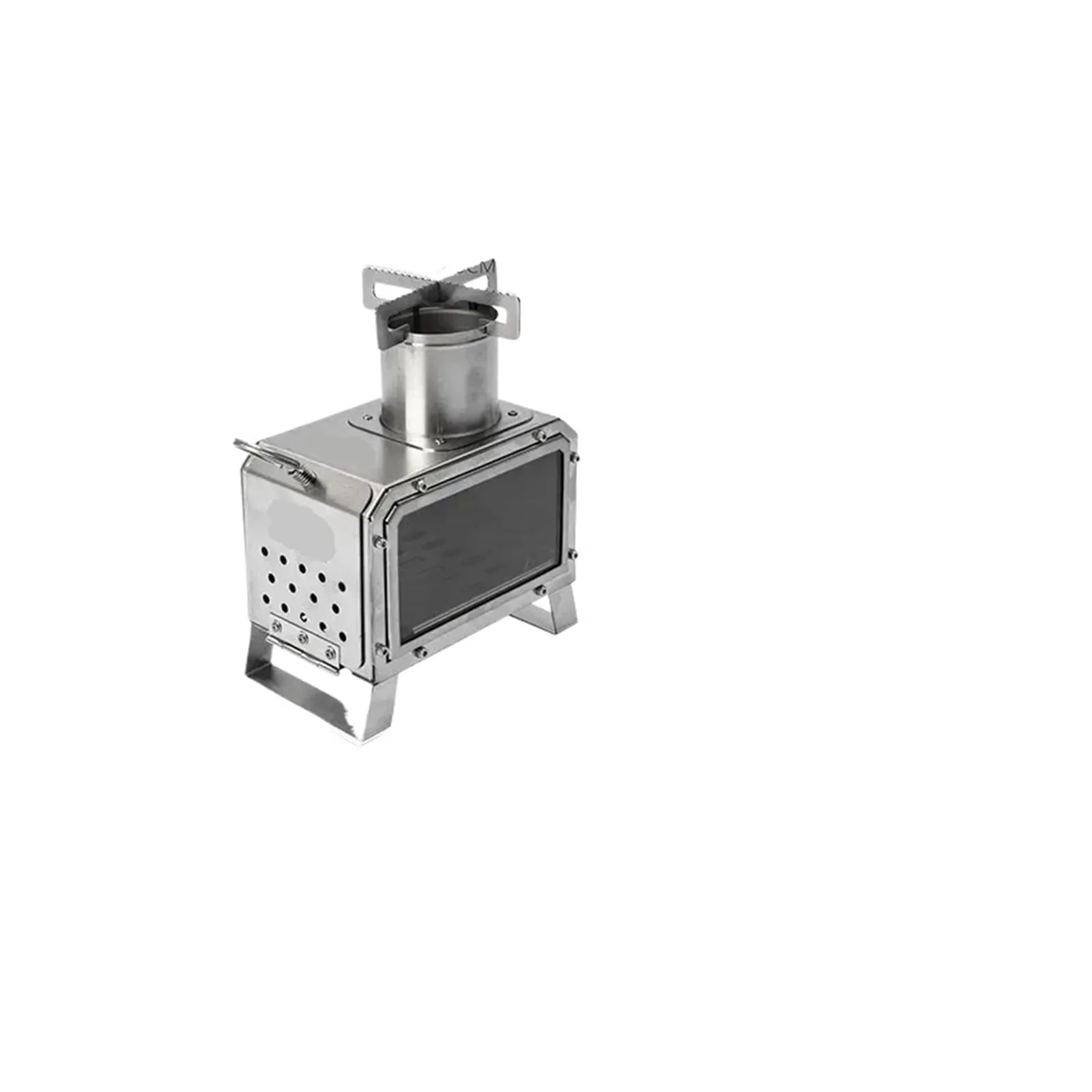 valiant Outdoor stove Portable Stainless Steel Outdoor Hiking Camping Wood Burner Stove
--------
stove