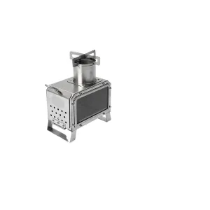 valiant Outdoor stove Portable Stainless Steel Outdoor Hiking Camping Wood Burner Stove
--------
stove