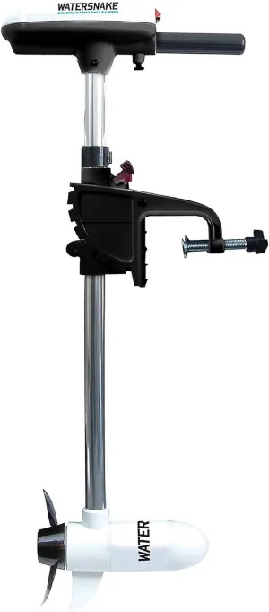 Watersnake T18 ASP - 18 Pound Thrust 12v Electric Saltwater Trolling Motor with Transom Mount